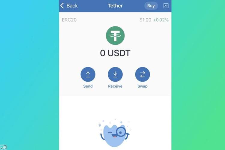 علت عدم نمایش تتر در تراست ولت چیست؟